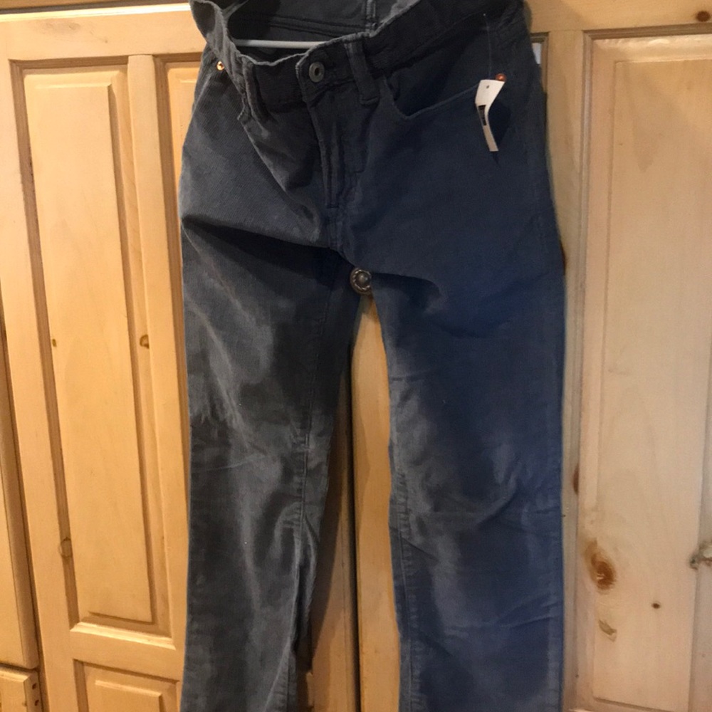 Gap kids boys corduroy blue/ grey pants